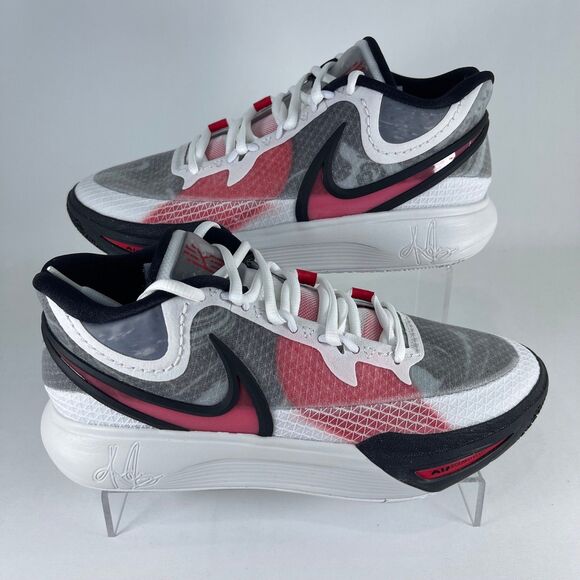 Nike Air Zoom Kyrie 8 White University Red Black Men's 8 | DJ6017-100 | NEW - Picture 1 of 9